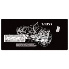 Willys Blueprint Mousepad