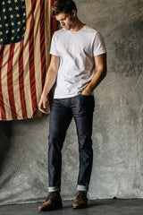 The Pen Slim Straight Stretch Selvedge Denim Jeans