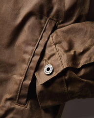Flannel-Lined Waxed Trucker Jacket - Tall