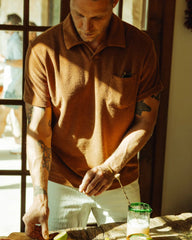 Towel Terry Johnny Collar Polo