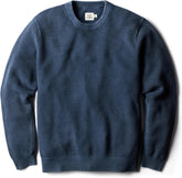 Huckberry Flint and Tinder Lightweight Garment Dyed Crewneck Sweater, Mens Pullover Sweatshirt