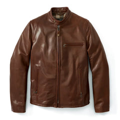 Cafe Natural Leather Jacket