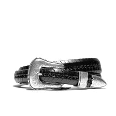 Tapered Lace Western Belt