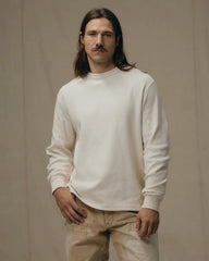 Waffle Knit Thermal Crewneck