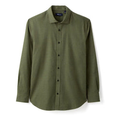 Brushed Woven Dress Shirt