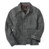 Wool-Lined Waxed Trucker Jacket