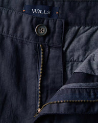 Cotton-Linen Chino Short - 9"