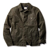 Flannel-Lined Waxed Trucker Jacket - Tall