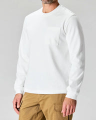 Huckberry Flint and Tinder American Heavyweight Pocket Longsleeve T-Shirt, Mens Shirt