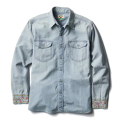 Embroidered Chambray Workshirt