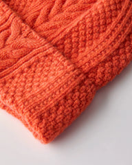 Wool Cable Knit Beanie