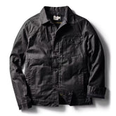 Flannel-Lined Waxed Trucker Jacket - Tall