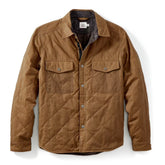 Quilted Waxed Shirt Jacket