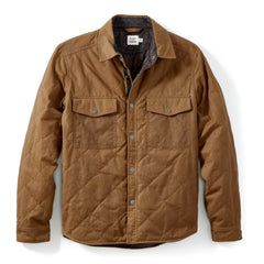 Quilted Waxed Shirt Jacket