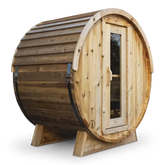 The Eddy Barrel Sauna with Roof Kit