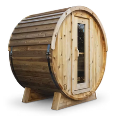 The Eddy Barrel Sauna with Roof Kit