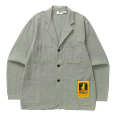 Seersucker Sever Suit Jacket