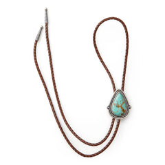 Turquoise Drop Bolo Tie