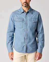 Bone Button Western Shirt