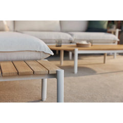 The Terra Outdoor Sectional + In-line Table - 4 Piece