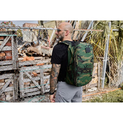 GR1 Waxed Woodland Camo Backpack - 21L