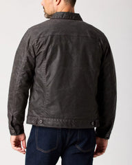 Wool-Lined Waxed Trucker Jacket