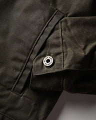 Flannel-Lined Waxed Trucker Jacket - Tall