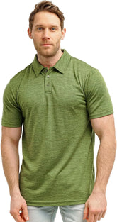 100% Merino Wool Polo Shirt Men - Short & Long Sleeve Shirt Base Later