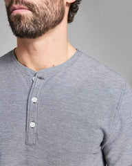 Short-Sleeve Birdseye Henley