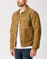 Wool-Lined Waxed Trucker Jacket