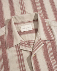 Selleck Slub Stripe Short Sleeve Shirt