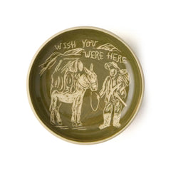 “Wish You Were Here” Hand-Thrown Ceramic Catchall