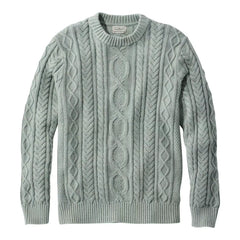 Bean’s Heritage Soft Cotton Fisherman Crewneck Sweater