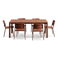 Bandwidth Dining Set (Table + 6 Chairs)