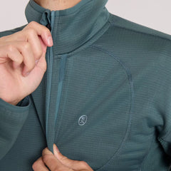 Grid Lock Fleece Quarter Zip