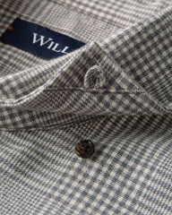 Brushed Woven Dress Shirt