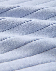 Cotton Silk Ribbed Polo