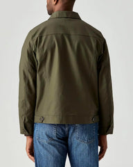 Huckberry Flint and Tinder Dry Wax Trucker Jacket, Unlined Mens Lightweight Cotton Jacket