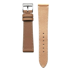 Textured French Calfskin Leather Watch Strap