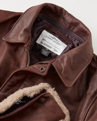 Buffalo Bomber Leather Jacket