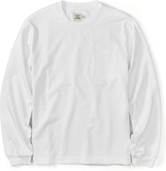 Huckberry Flint and Tinder American Heavyweight Pocket Longsleeve T-Shirt, Mens Shirt