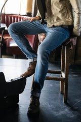 The Scissors Slim Tapered Stretch Selvedge Denim Jeans