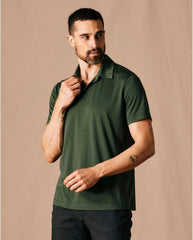 Huckberry Proof Men's 72-Hour Merino Wool Polo Shirt, Short Sleeve, Moisture Wicking & Odor Resistant