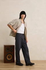 Relaxed Cropped Short Sleeve Shirt