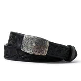 Hand-Tooled Embossed Leather Coleman Belt