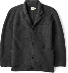 Huckberry Flint and Tinder The Boiled Wool Chore Blazer, Mens Casual Sport Coat, Jacket