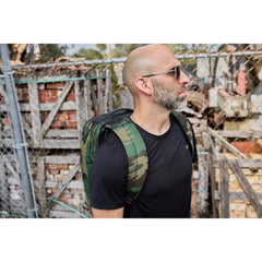 GR1 Waxed Woodland Camo Backpack - 21L