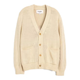 Washed Cotton Cardigan Sweater