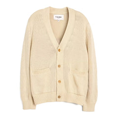 Washed Cotton Cardigan Sweater