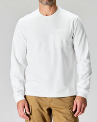 Huckberry Flint and Tinder American Heavyweight Pocket Longsleeve T-Shirt, Mens Shirt